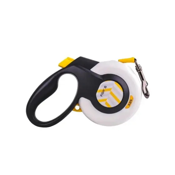 Lesa Pentru Caini Fida Autobrake Banda M White 5 M/12-25 Kg Retur ușor