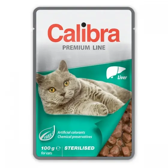 Nu rata Calibra Cat Pouch Premium Sterilised Liver 100 g