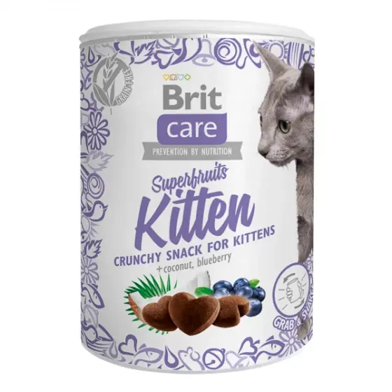 Ofertă de sezon Brit Care Cat Snack Superfruits Kitten 100 g
