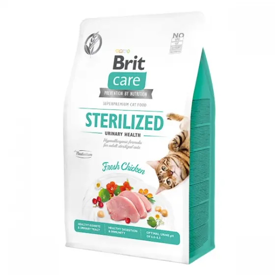 Brit Care Cat GF Sterilized Urinary Health 400 g Calitate înaltă