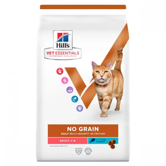 Ofertă exclusivă Hill's VE Feline Adult No Grain Tuna & Potato 1,5 kg