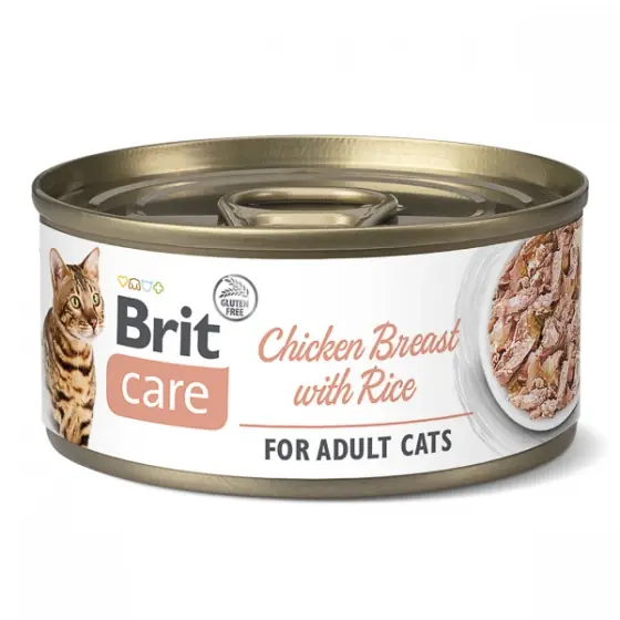 Reduceri Brit Care Cat Chicken Brest With Rice 70 g