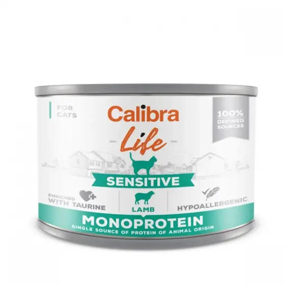 Reduceri Calibra Cat Life Can Sensitive Lamb 200 g