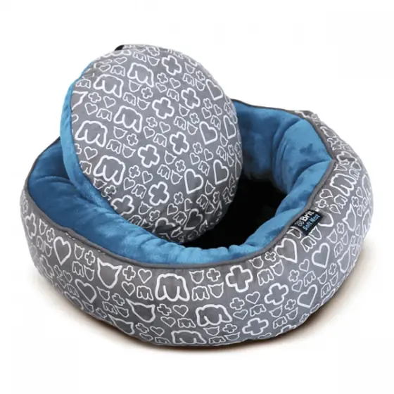 Plată sigură Brit Cat Bed Sea Blue