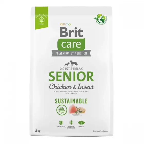 Noutate Brit Care Dog Sustainable Senior 3 kg