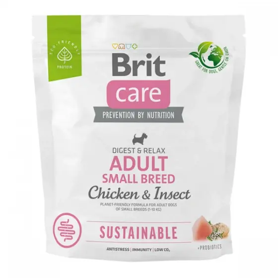 Lichidare de stoc Brit Care Dog Sustainable Adult Small Breed 1 kg