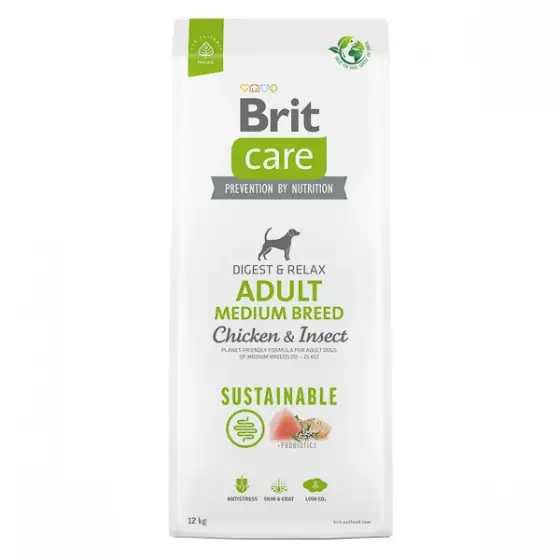 Brit Care Dog Sustainable Adult Medium Breed 12 kg Premium