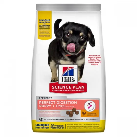 Hill's SP Canine Puppy Medium Perfect Digestion 2.5 kg Ieftin