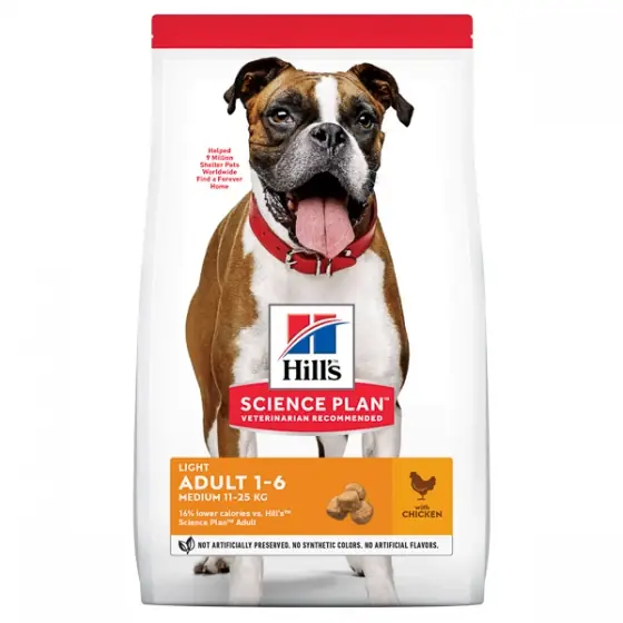 Cumpără online Hill's SP Canine Adult Light Medium Chicken 2.5 kg