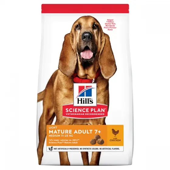 Hill's SP Canine Mature Light Medium Chicken 14 kg Reducere specială