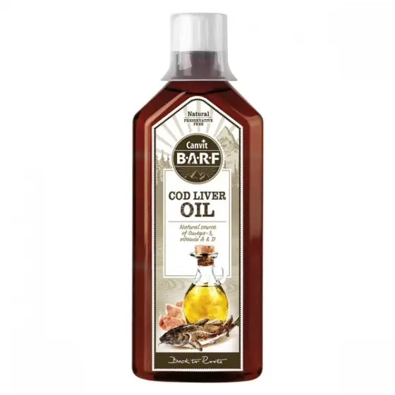 Calitate înaltă Canvit Barf Cod Liver Oil 500 ml