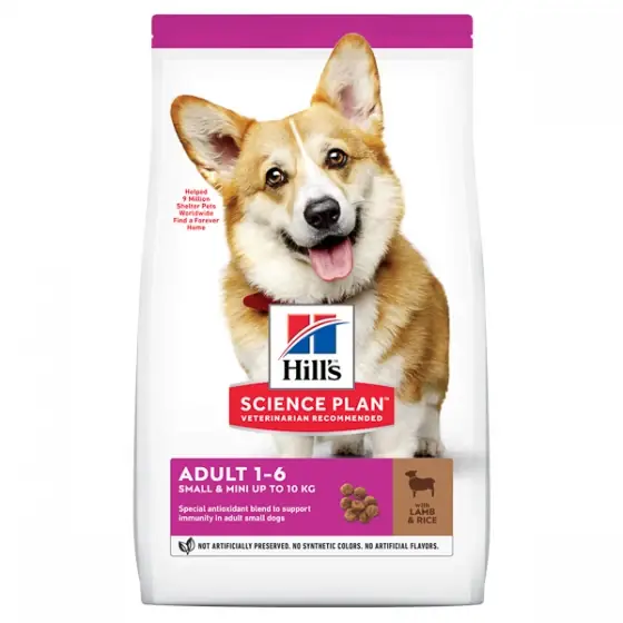 Hill's SP Canine Adult Small and Mini Lamb and Rice 6 kg Mai ieftin