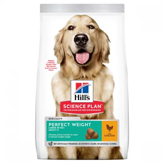 Hill's SP Canine Adult Perfect Weight Large Breed Chicken 12 kg Premium