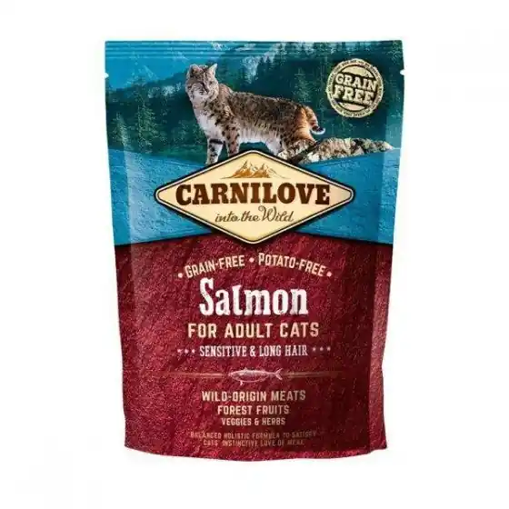 Ofertă Hrana uscata pentru pisici adulte Carnilove Somon ,400 g