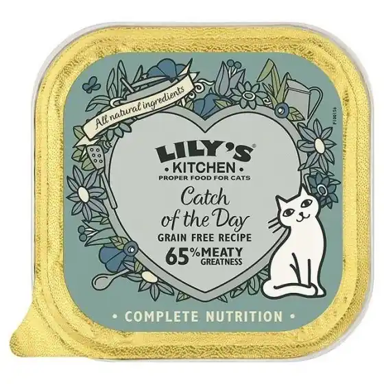 Hrana umeda pentru pisici, Lily's Kitchen Catch of the Day, 6x 85g Ultima șansă