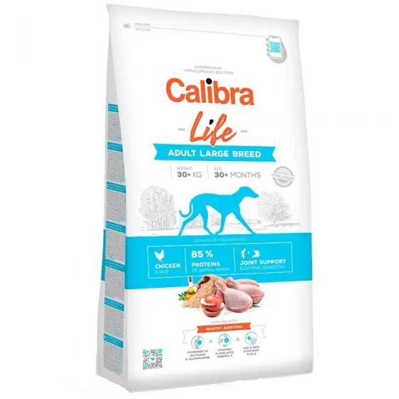 Hrana pentru caini, Calibra Dog Life Adult Large Breed cu Pui, 12 Kg Cumpără online