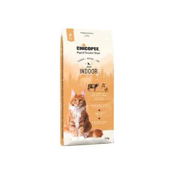 Plată securizată Hrana uscata pentru pisici Chicopee Cat CNL Adult Indoor Beef 15 kg