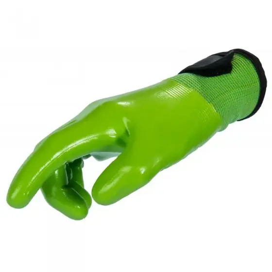 Manusi de gradina impermeabile, negru/verde Marime L Doar azi