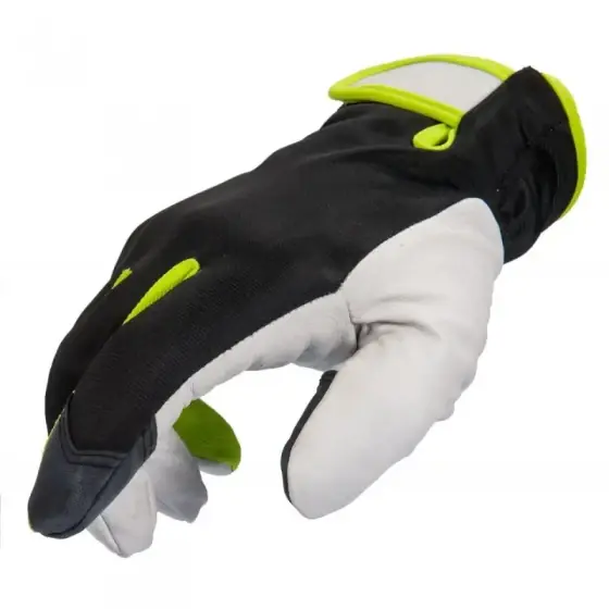 Manusi de piele Touchscreen, anti-taiere, repelente, de iarna, negru Marime M Noutate