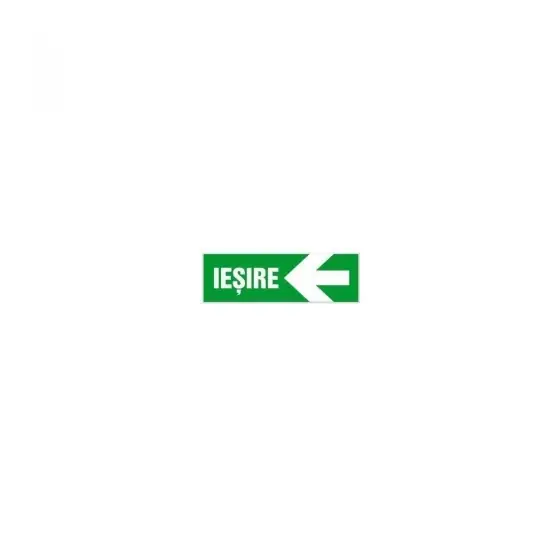 Reducere extra Indicator Ieșire stânga (săgeată), 10cmx30cm, PVC