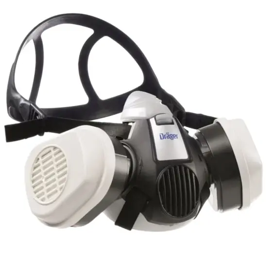 Set Drager complet pentru dezinsectii, dezinfectii - Semimasca 3300 + 2 filtre A1B1E1K1HgP3RD Expediere rapidă