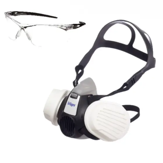 Kit de protectie pentru pulberi, praf grosier, Semimasca X-PLORE 3300 echipata cu 1 set de filtre P3 + 1 Ochelari DeWALT Preț mic