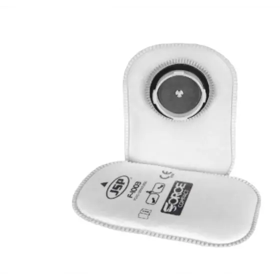 Set de filtre pentru protectie la pulberi de particule solide JSP P3 Press To Check COMPACT, 2 bucati Retur ușor