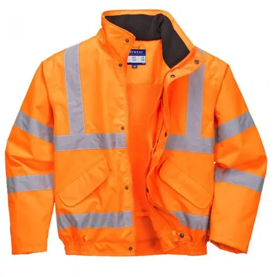 Reducere extra Geaca impermeabila, reflectorizanta Practic Bomber, orange, marimea 4XL
