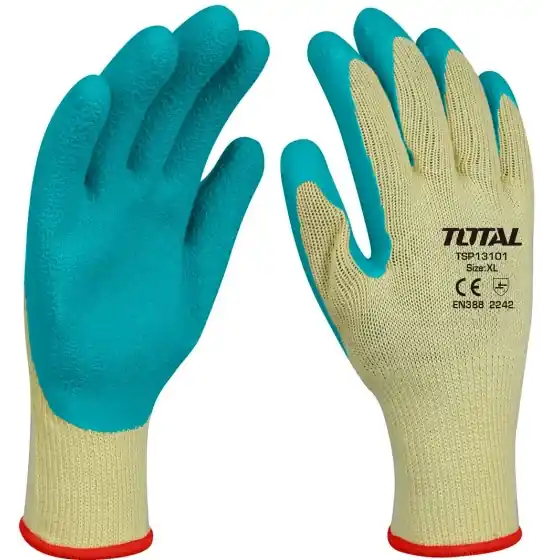 Total - Manusi De Protectie - Latex + Textil - Xl Livrare rapidă
