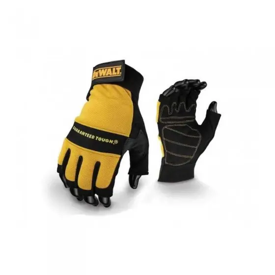 Comandă acum Manusi Profesionale DeWalt DPG23L, Piele Sintetica, Fara Degete, Marime L