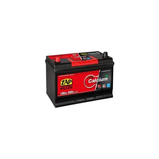 Preț mic Baterie auto 100Ah Zap Plus Japan Car, 303x175x220, 680A, 12V, polaritate inversa