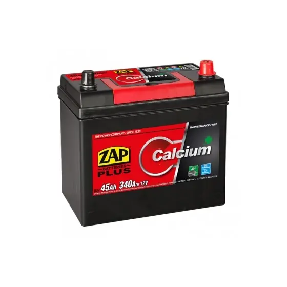 Plată sigură Baterie auto 45Ah Zap Plus Japan Car, 237x128x220, 340A, 12V, polaritate normala