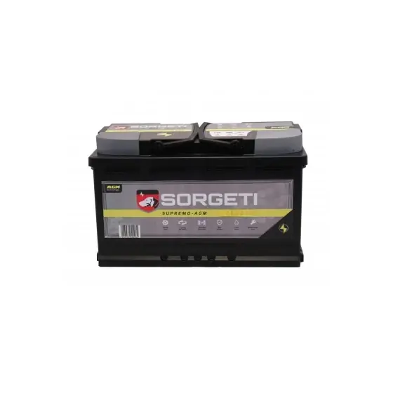 Calitate înaltă Baterie auto 60Ah Sorgeti Supremo AGM Start-Stop, 242x175x190, 680A