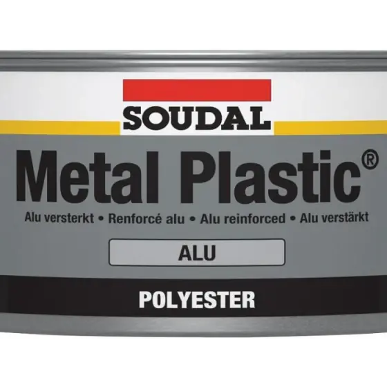 Ofertă specială Chit poliesteric pentru reparatii auto Soudal Metal Plastic Aluminiu, 2 kg
