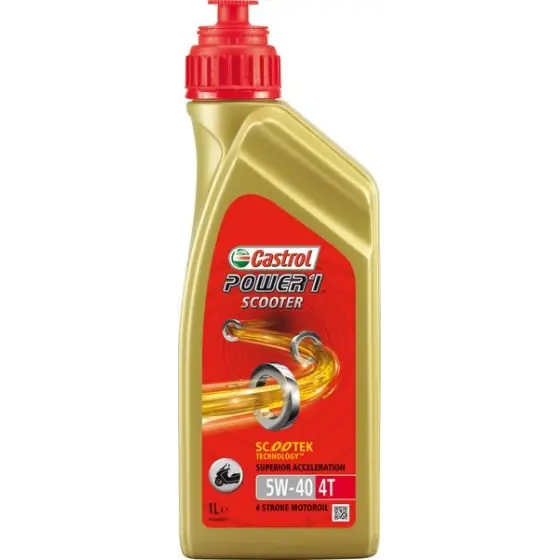 Ulei motor 4 timpi Castrol POWER 1 SCOOTER 4T 1L Ofertă specială