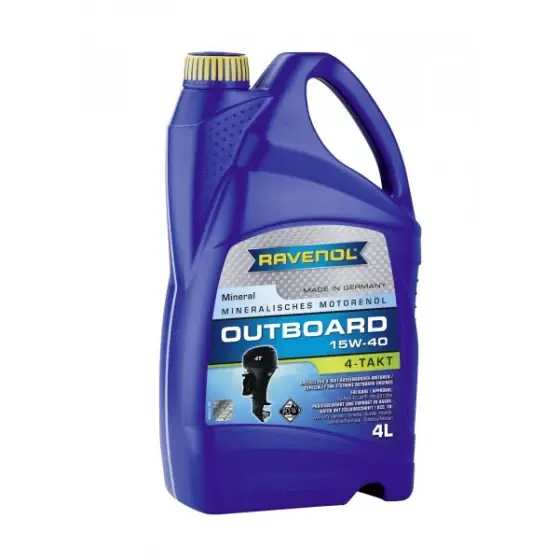 Preferatul clienților Ulei motor 4 timpi Ravenol RAV OUTBOARD MIN 15W40 4L