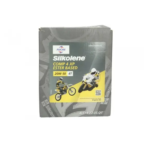 Ulei motor 4 timpi Silkolene COMP 4 20W50 - XP 4L CUBE Nu rata