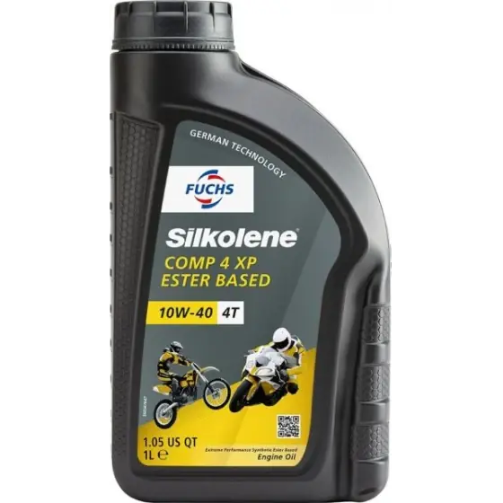 Cel mai vândut Ulei motor 4 timpi Silkolene COMP 4 10W40 - XP 1L