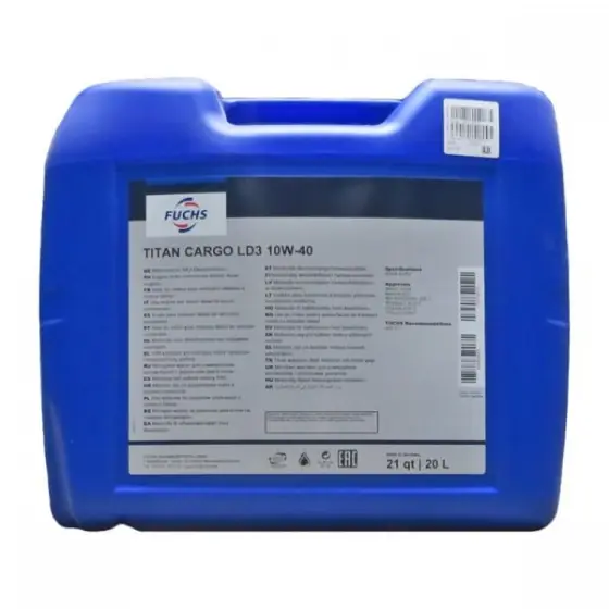 Ulei motor Fuchs Oil TITAN CARGO LD3 10W40 20L Lichidare de stoc