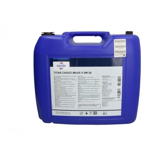 Livrare rapidă Ulei motor Fuchs Oil TITAN C.MAXX II 5W30 20L