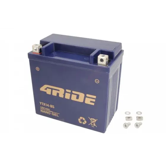 Acumulator Pornire 4 RIDE 12V YTX14-BS 4RIDE GEL Ofertă exclusivă