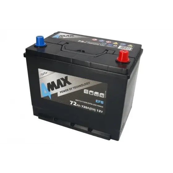 Acumulator Pornire 4MAX 12V BAT72/720R/EFB/JAP/4MAX Plată sigură