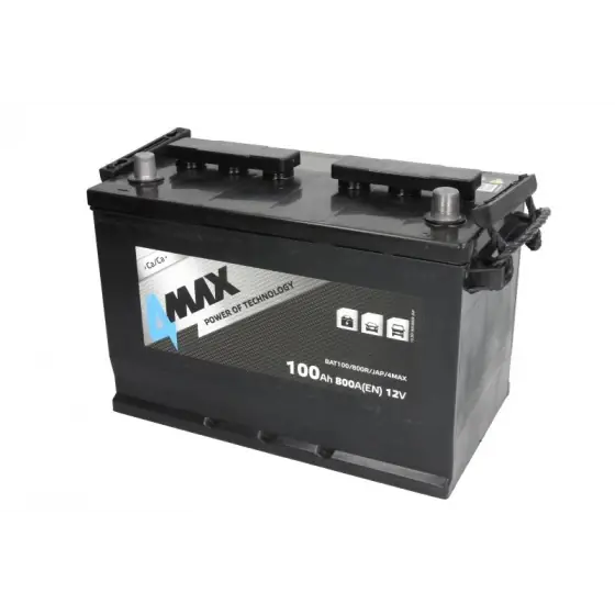 Acumulator Pornire 4MAX 12V BAT100/800R/JAP/4MAX Cumpărături sigure
