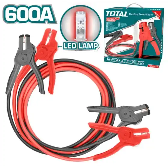 Total - Cabluri De Pornire 600A - 3M - Lampa Led Disponibil imediat