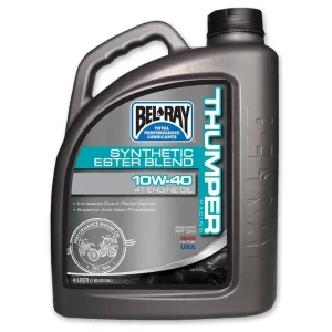 Vezi acum Ulei De Motor Bel-Ray THUMPER RACING SYNTHETIC ESTER BLEND 4T 10W-40 - 4L