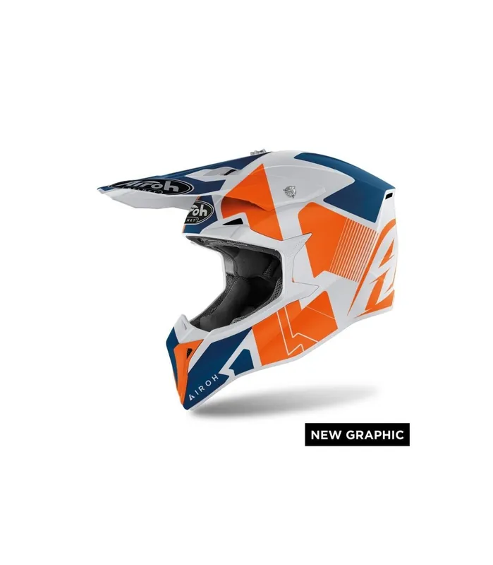 Casca Airoh Wraap Raze Orange Matt Lichidare de stoc