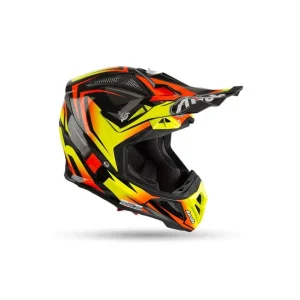 Plată securizată Casca Enduro - Mx Airoh Aviator 2.3 Fame Orange Gloss