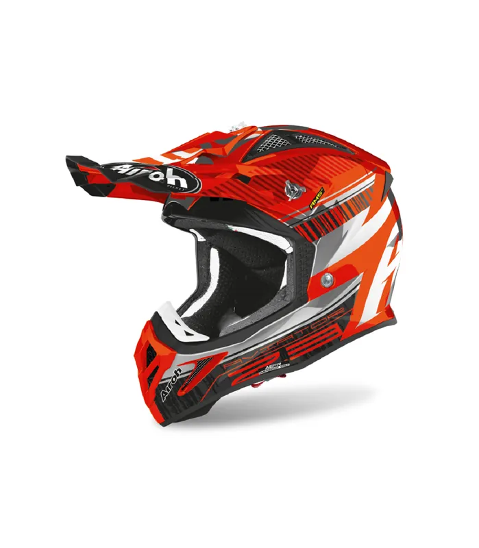 Super ofertă Casca Enduro - Mx Airoh Aviator 2.3 Novak Crom Portocaliu