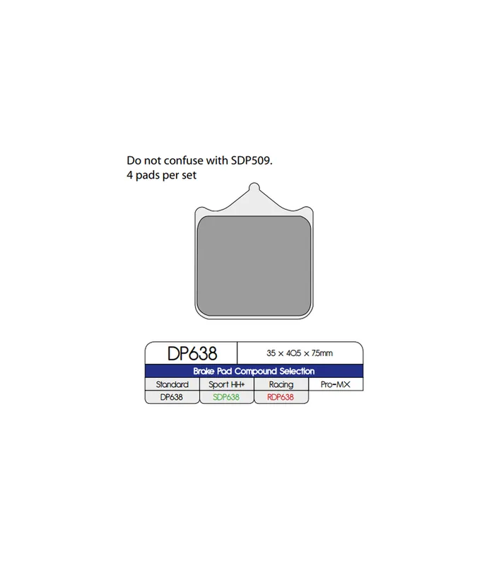 Plăcuțe de frână standard din metal sinterizat Doar azi