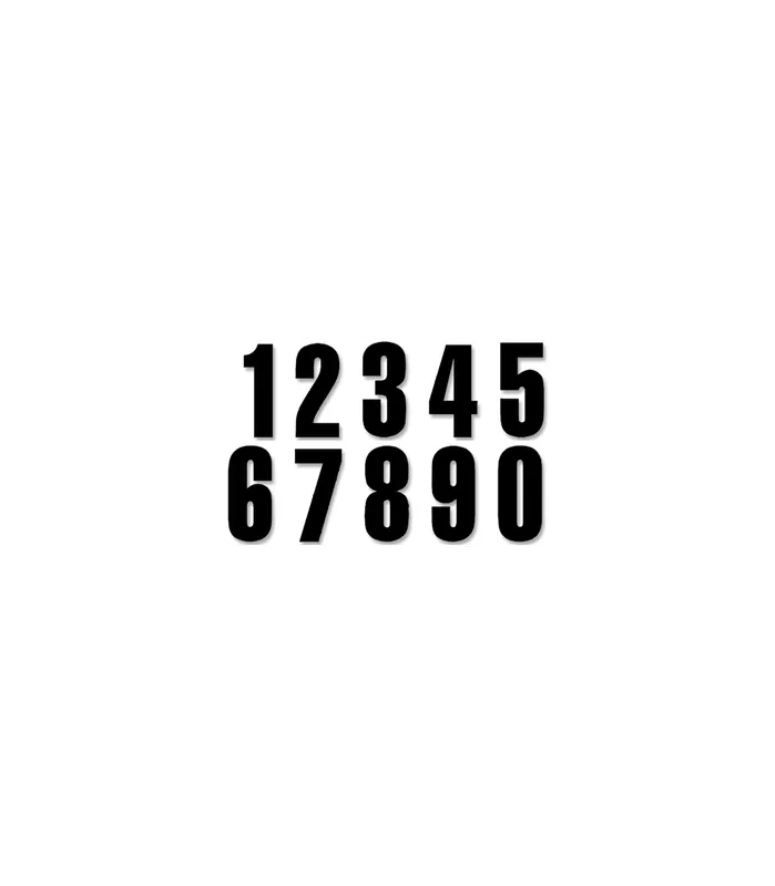 Kit Numeric Negru Nu rata